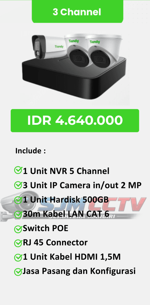tiandy 3 channel audio