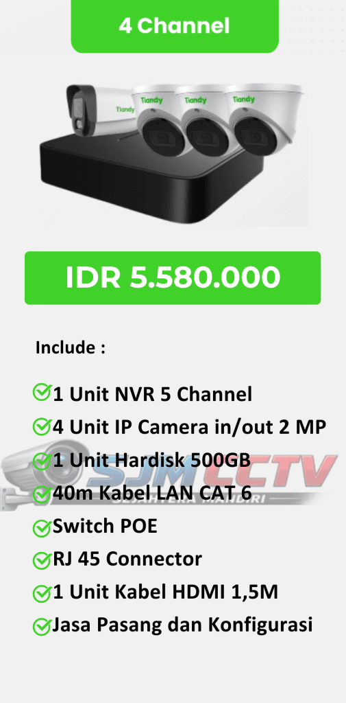 tiandy 4 channel audio
