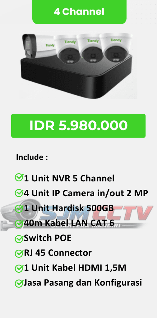 tiandy 4 channel full color audio