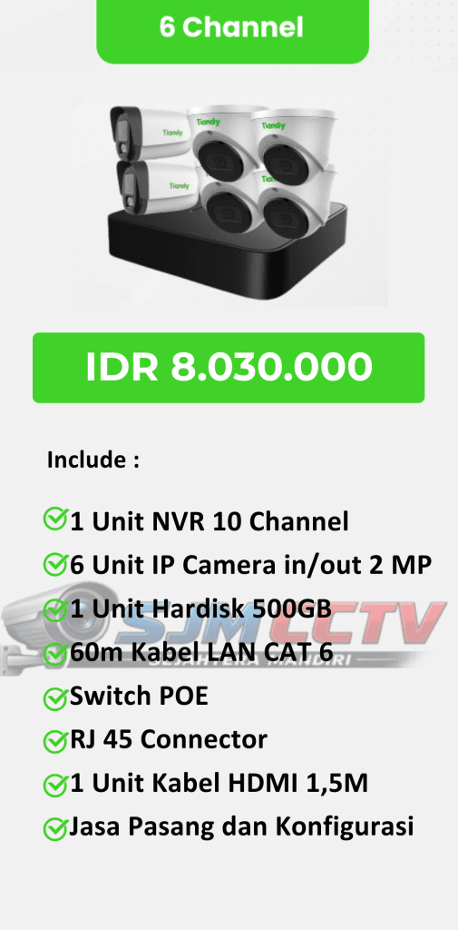 tiandy 6 channel audio