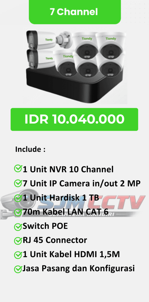 tiandy 7 channel full color audio