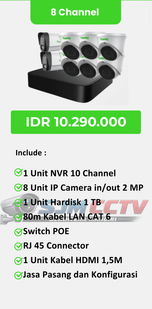tiandy 8 channel audio