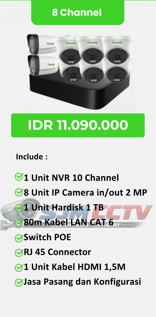 tiandy 8 channel full color audio