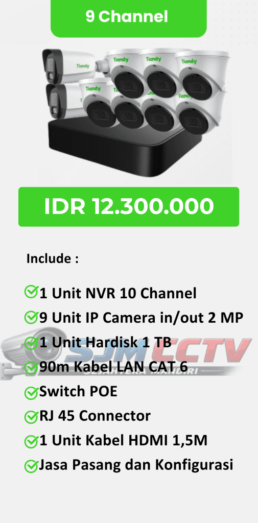 tiandy 9 channel audio
