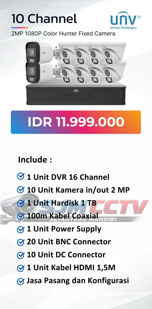 uniview 10 channel colorvu