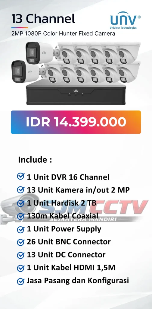 uniview 13 channel colorvu