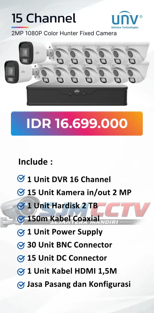 uniview 15 channel colorvu