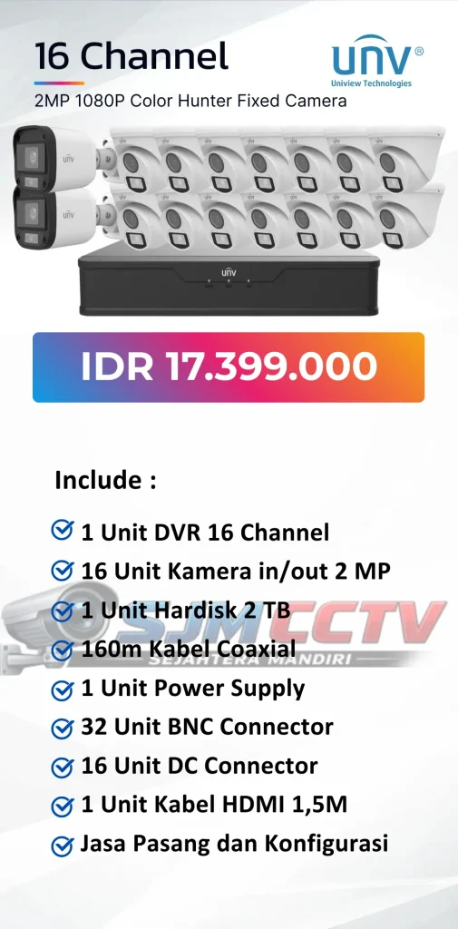 uniview 16 channel colorvu
