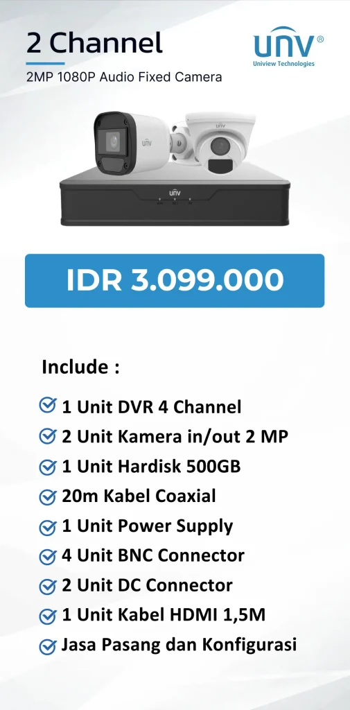 uniview 2 channel audio