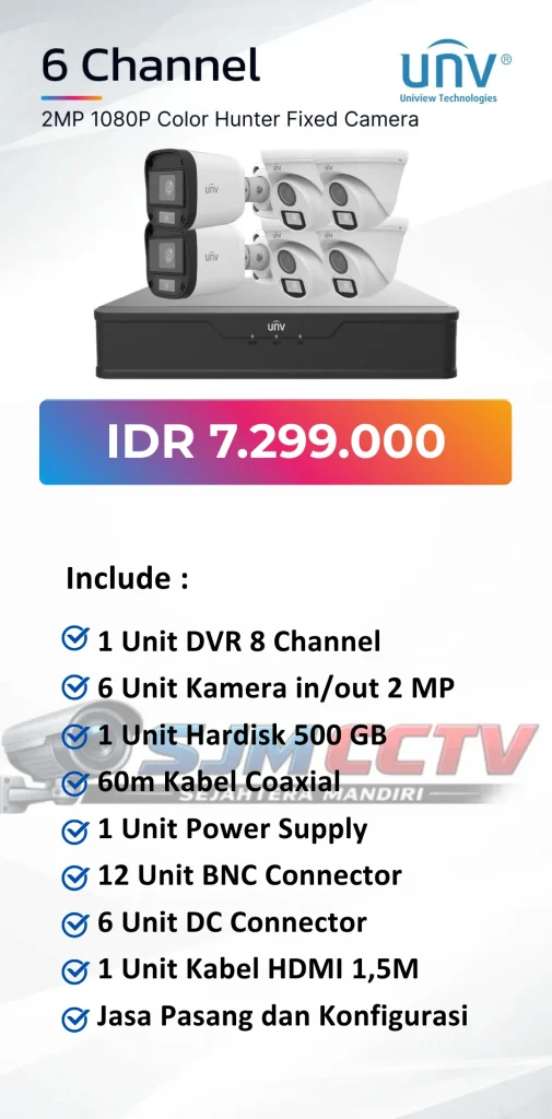 uniview 6 channel colorvu